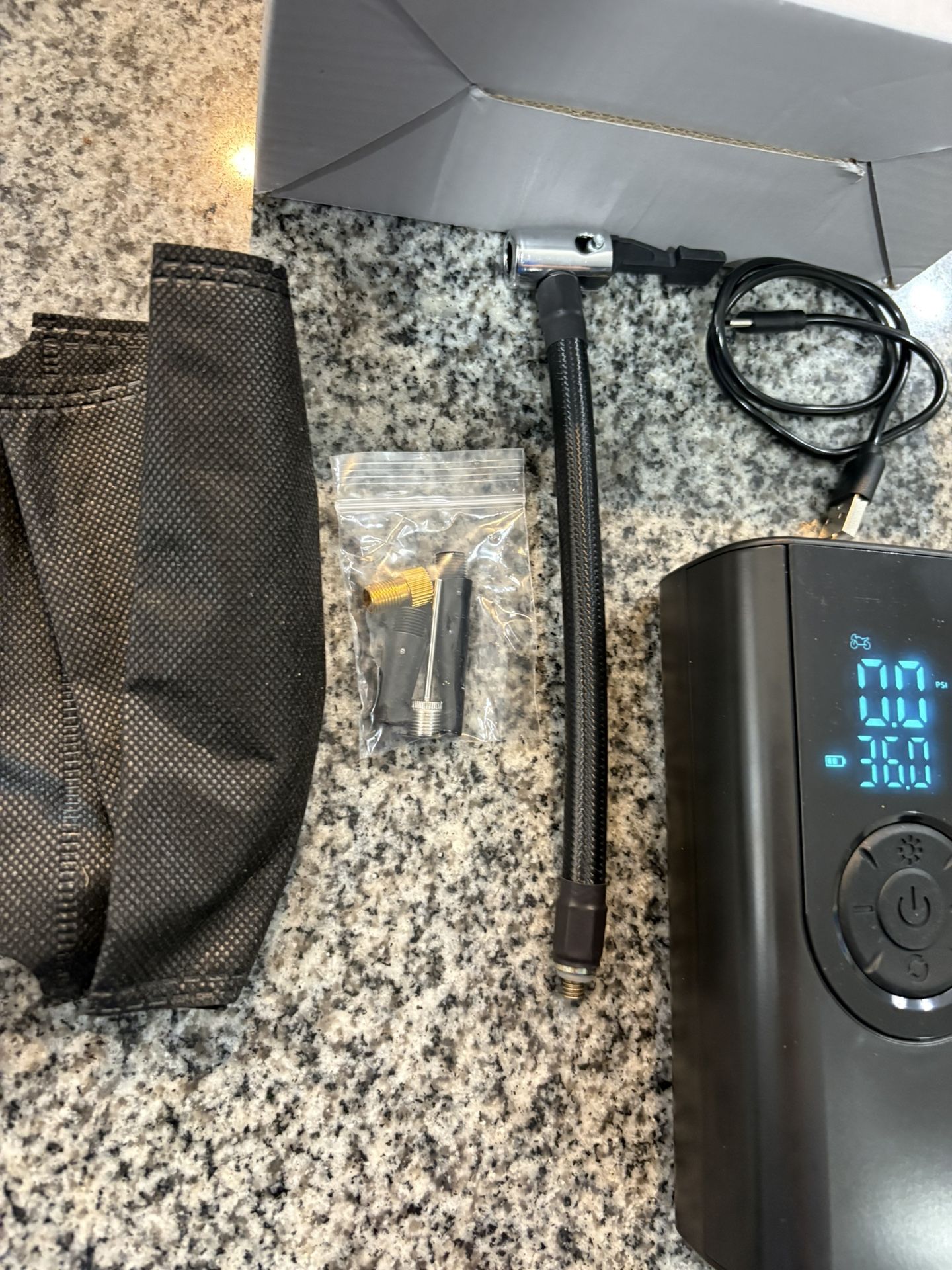 Air Pump For Car Tires And Air Mattress Or 🏀
