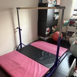 Gymnastic Bar And Mat 