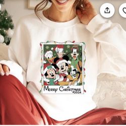 Mickey And Friends Christmas Shirt Or Sweatshirt