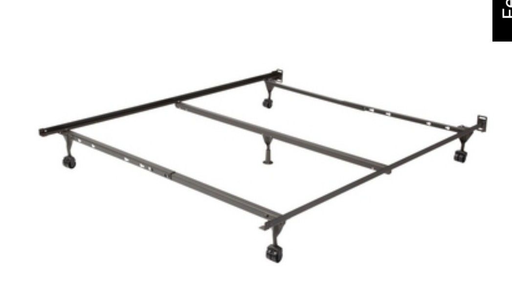 King bed frame with wheels-FREE