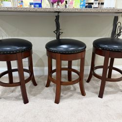 Set Of Three Counter Height Stools