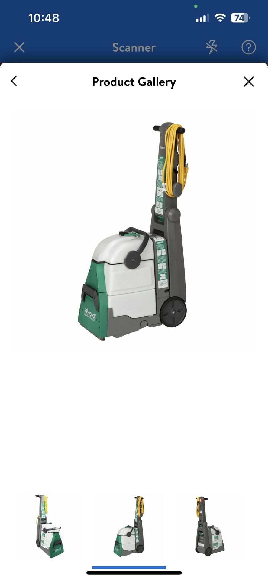 Bissell BigGreen Commercial BG10 Deep Cleaning 2 Motor Extractor Machine - New, Professional Grade Vacuum Cleaner