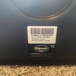 Klipsch Synergy C1 Center Speaker