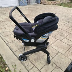 Evenflo Shyft DualRide - Infant Car Seat and Stroller Combo (Boone Gray)