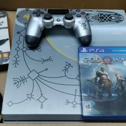 PS4 Pro God Of War Edition With Matching Controller And Game