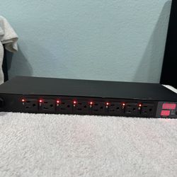 Raritan DPCR8-15: 1U 2M 5-15P 5-15R 8W/ 12A - 8 OUTLETS Intelligent Power Control 