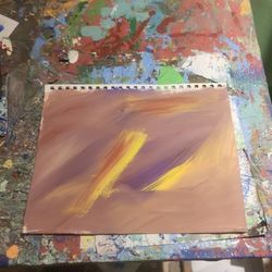 Abstract Acrylic Painting Set - Two Pieces