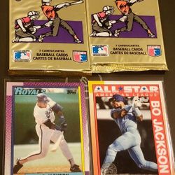 1991 O-Pee-Chee Baseball Packs + Bo Jackson Cards – Vintage Lot
