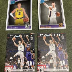 lot of 4 moritz wagner lakers nba rookie cards