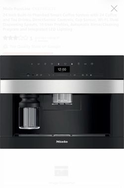 ☕ Miele CVA6405 Built-In Coffee System – Like New | Store Warranty Included!  Transform your kitchen with the luxury of a Miele CVA6405 Built-In Coffe