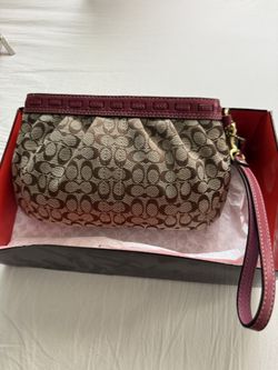 BRAND NEW- Vintage Coach “Signature Stripe” Handbag