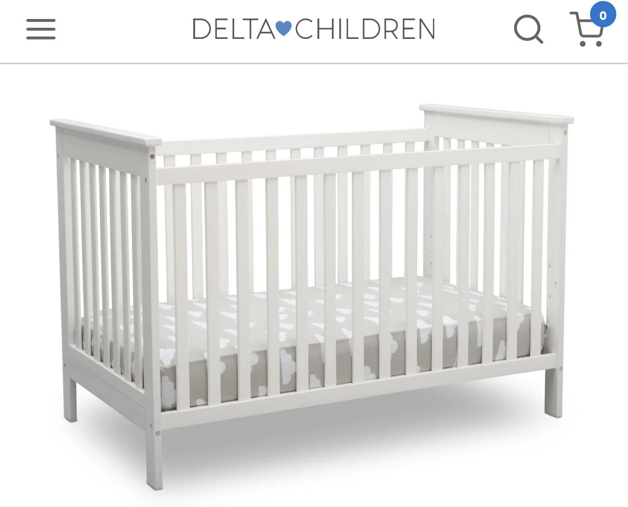 .delta children Adley 3-in-1 Convertible Crib