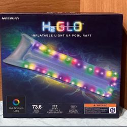 H2Glo Inflatable light up pool raft