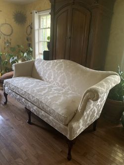 Formal Camel Back Couch