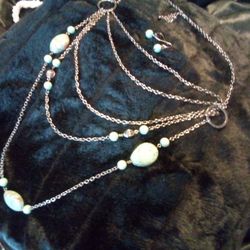 Vintage Turquoise Necklace/Earring Set