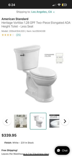 American Standard Vormax Toilet