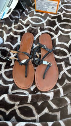 Women’s Coach Leather Sandals Size 9.5