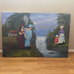 Hand Painted Picture Frame