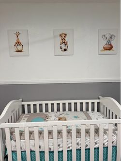 Baby boy safari room decor