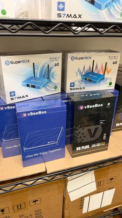 VSee Box V6 Max V See Box V6 Plus Superbox S7 Max Super Box S6 Max - Entertainment Players