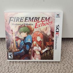 3DS Fire Emblem Echoes: Shadows of Valentia CIB Video Game, with case and manuals