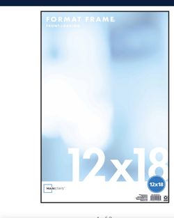 3 photo frames 12x18 black format New