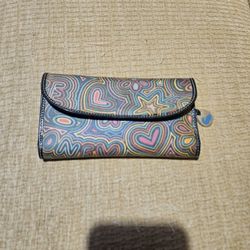 HTF DOONEY & BOURKE RETRO DUCK DOODLE FULL SIZE WALLET