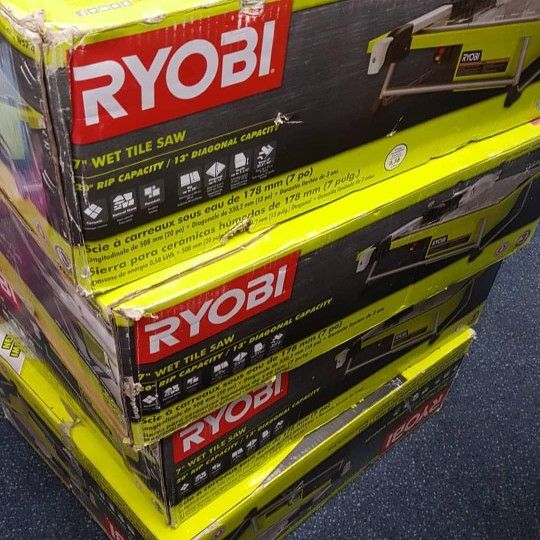 Ryobi ZRWS722 7 in. Wet Tile Saw ( Refurbished), ONLY 2 LEFT