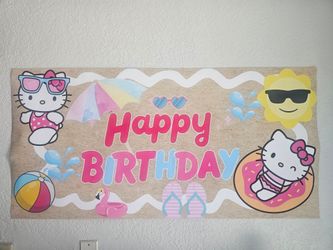 Hello kitty birthday decorations