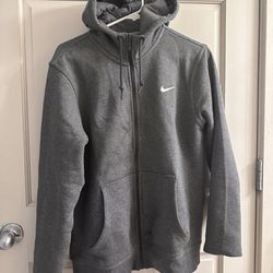 Nike Men's Club Swoosh Full Zip Fleece Hoodie