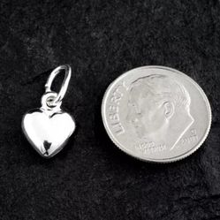 925 Sterling Silver Heart Pemdant / CHARM 