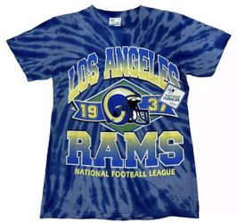 47 Brand Vintage Tubular Los Angeles Rams Tie Dye T Shirt Men’s Small New $38