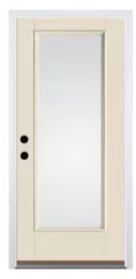 32x90 Wood And Glass Door