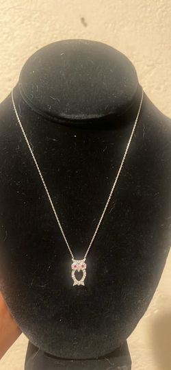 ✨ Adorable Solid Sterling Silver 925 Owl Necklace ✨