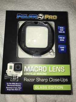 Polar Pro Macro Lens For GoPro 3, GoPro 3+ and GoPro 4 **GoPro NOT INCLUDED**