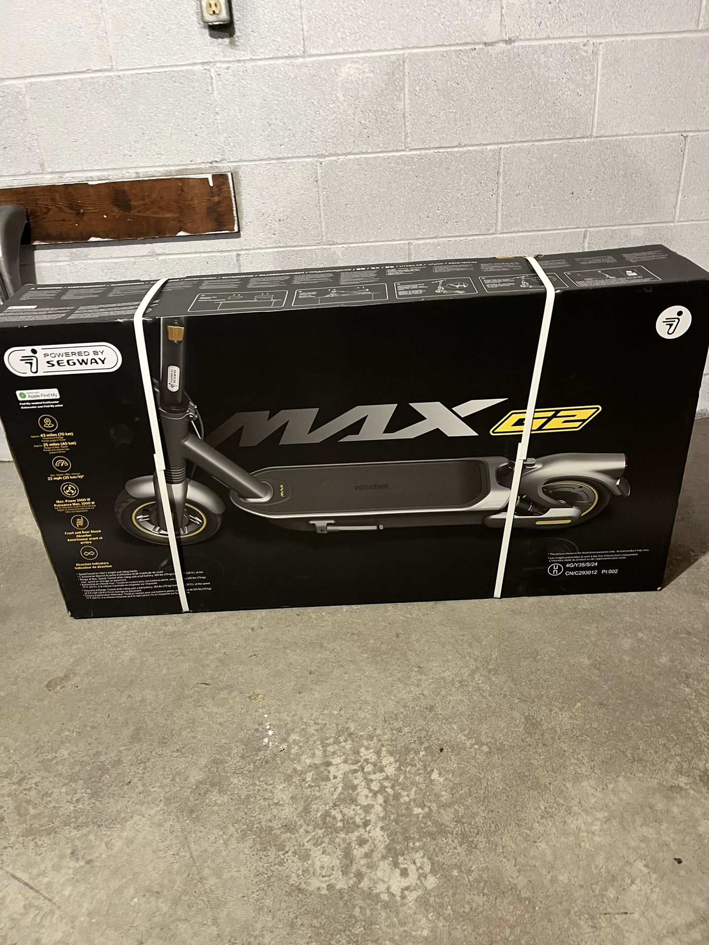Segway Ninebot Max G2 Brand New