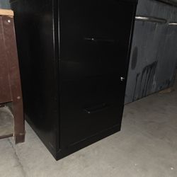 Black Filing Cabinet 