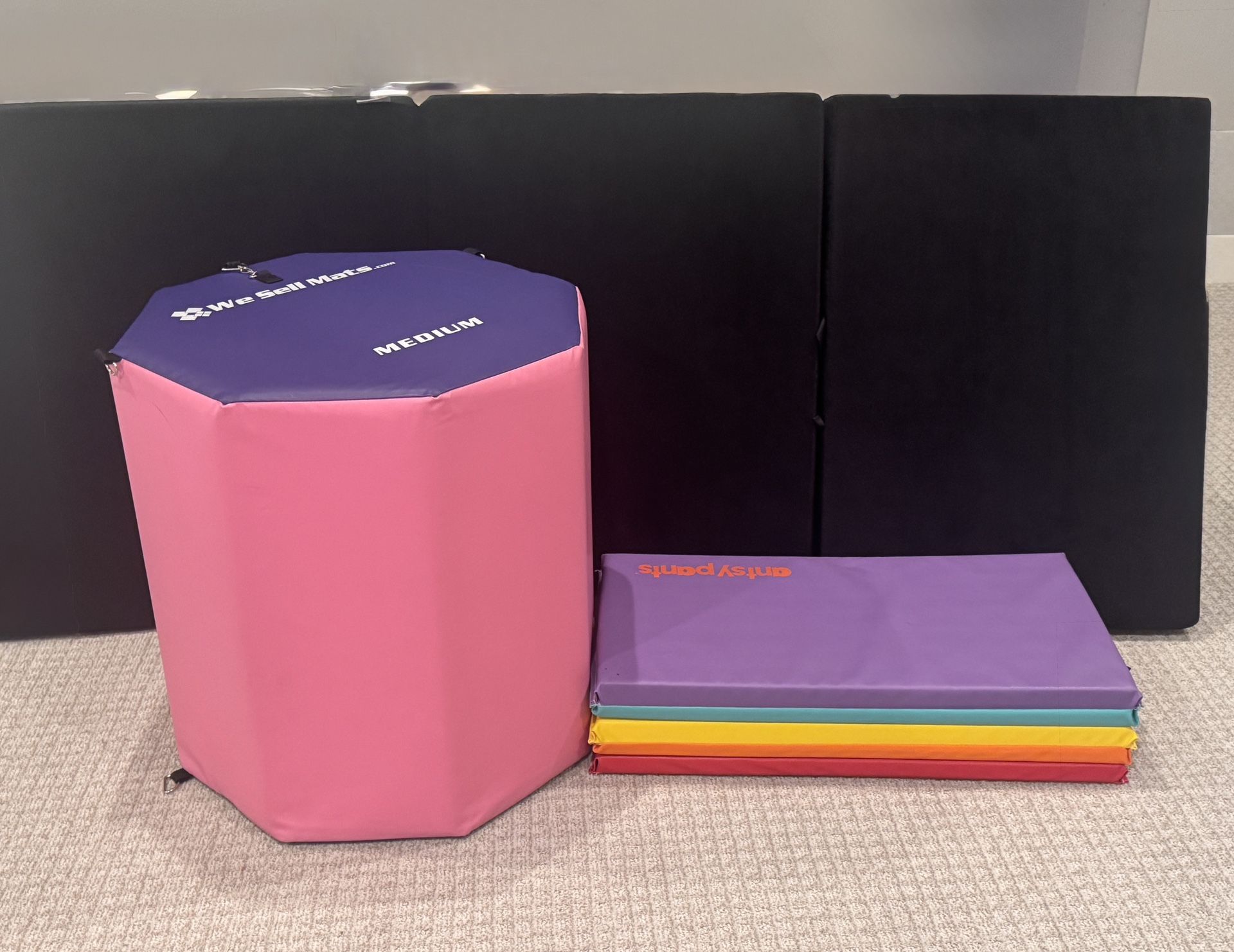 Gymnastics Roller and 2 Tumble Mats