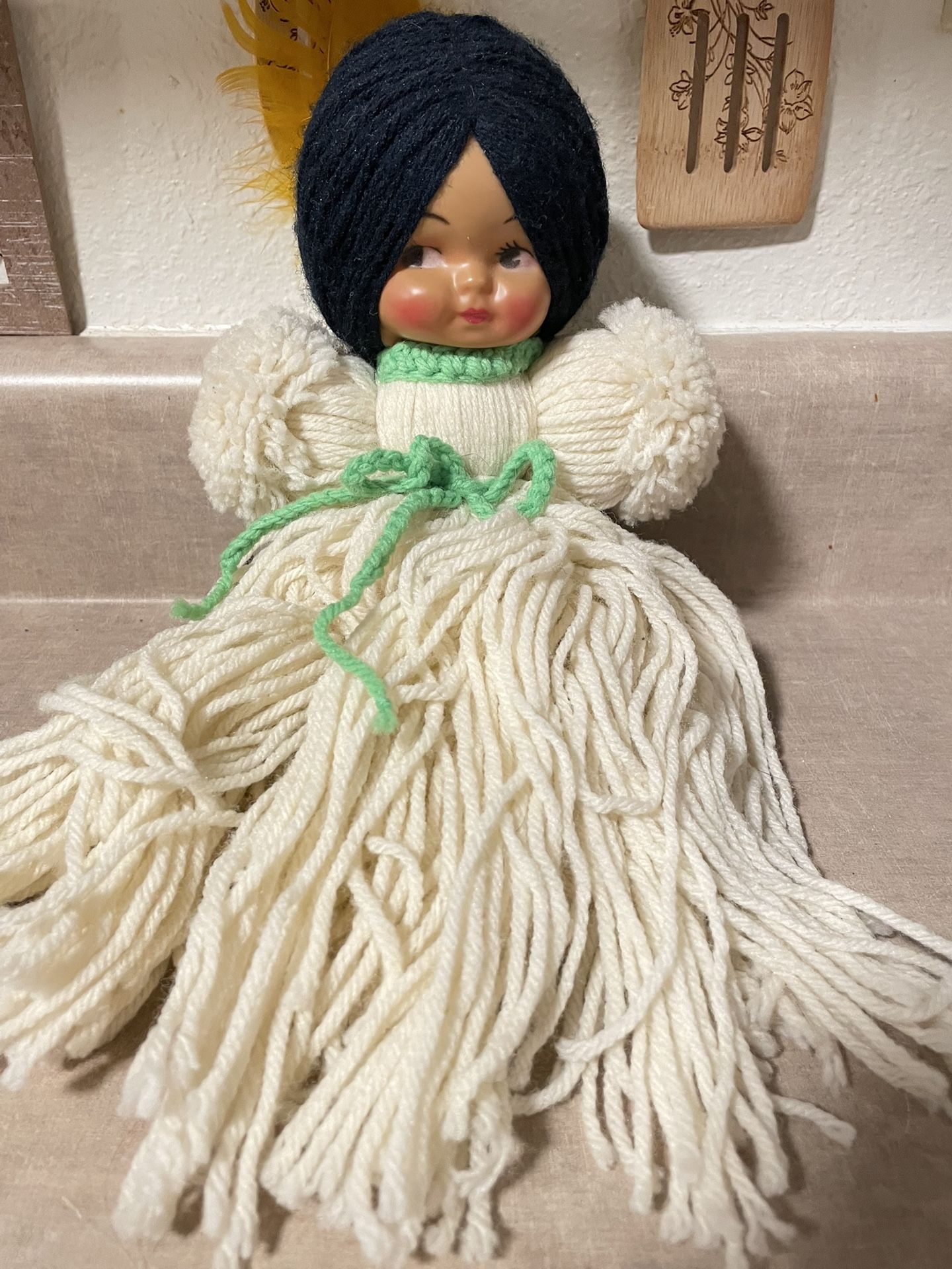 Beautiful Handcrafted Native American Yarn Doll