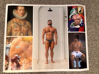 POSTER Mixed Media Art Collage Print 16*20