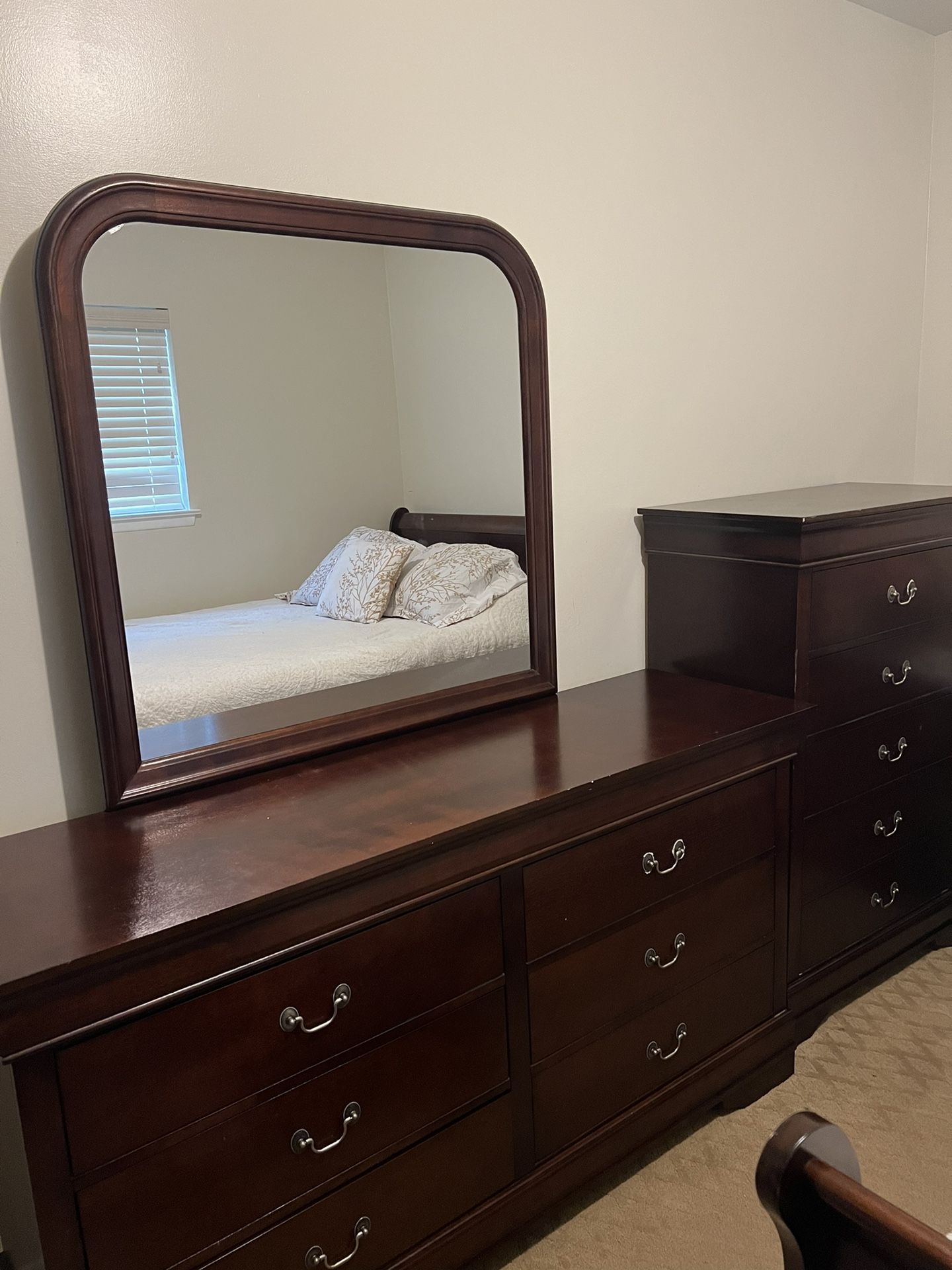 Dresser & Mirror, Dresser Chest & Nightstand