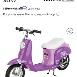 Girls Electric Scooter 
