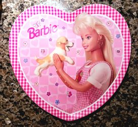 Authentic Vintage 90s Barbie Plate