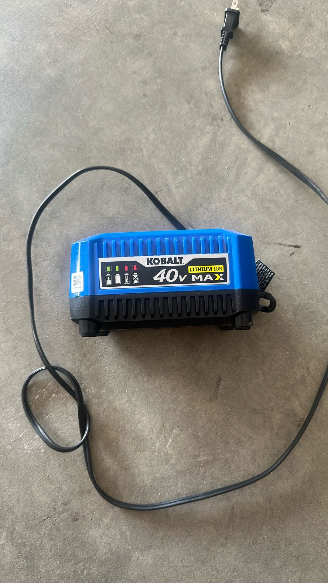 Kobalt 40v Max Lithium Charger