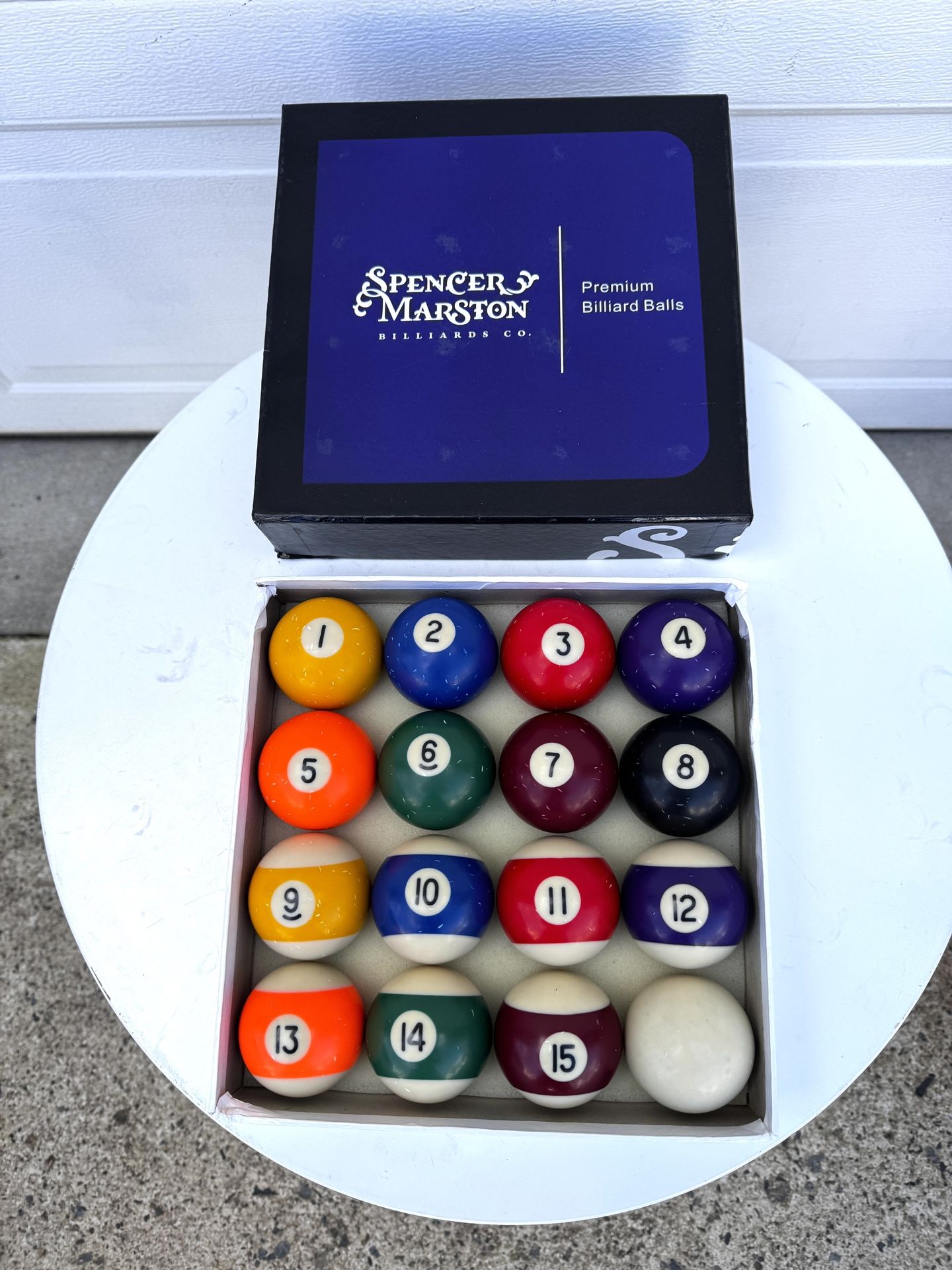 Spencer Marston's premium billiards