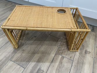 Boho Bamboo Serving/ Work Tray