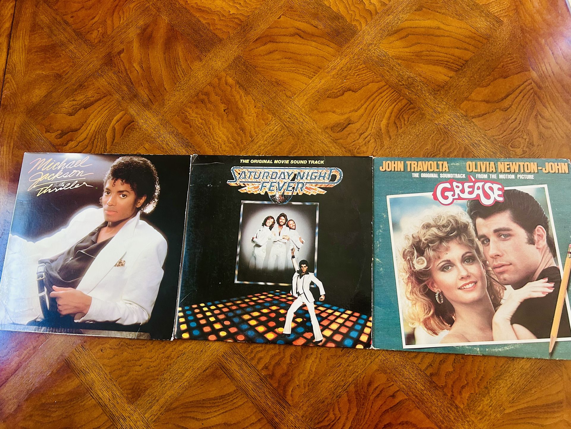 Records  Saturday Night Fever/Grease/Thriller
