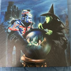 Wizard Of Oz canvas “Wicked Witch And Flying Monkey”