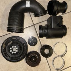 Audi Q7 Complete Air intake, Supercharger Clutch, Supercharger Pulley, Crank Pulley ALL OEM. 