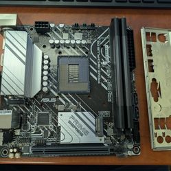 Asus H610i D4 Intel ITX motherboard 